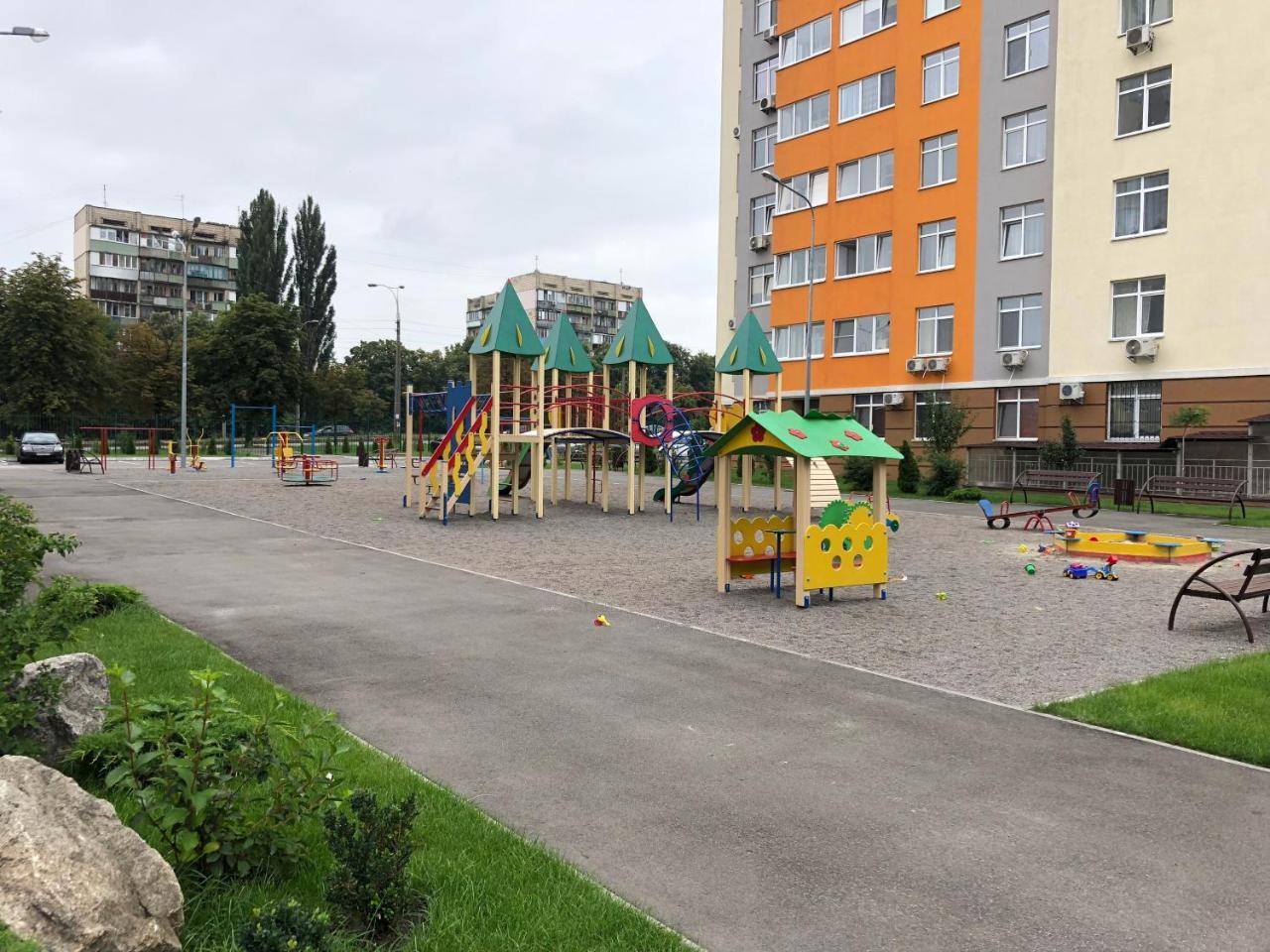 Стильна Та Простора Квартира Kiev Extérieur photo